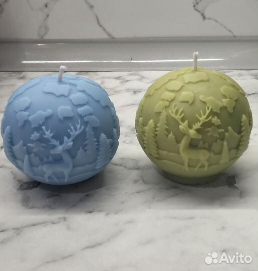 Ароматизированные свечи ручной работы