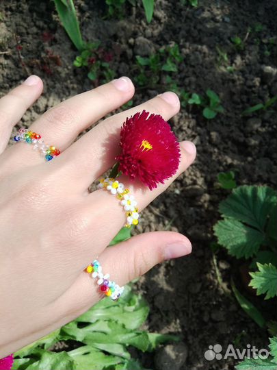 Колечки из бисера