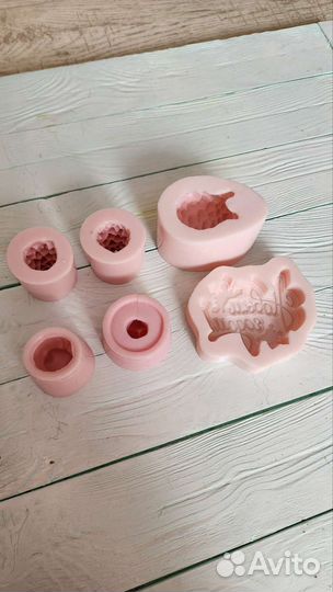 Новогодние формы для мыла 6шт