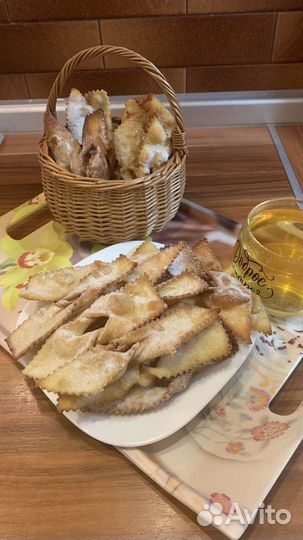 Хворост домашний хрустящий на праздничный стол