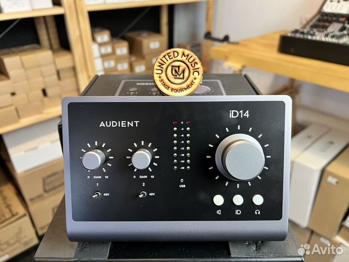 Аудиоинтерфейс Audient iD14 mkii в Наличии