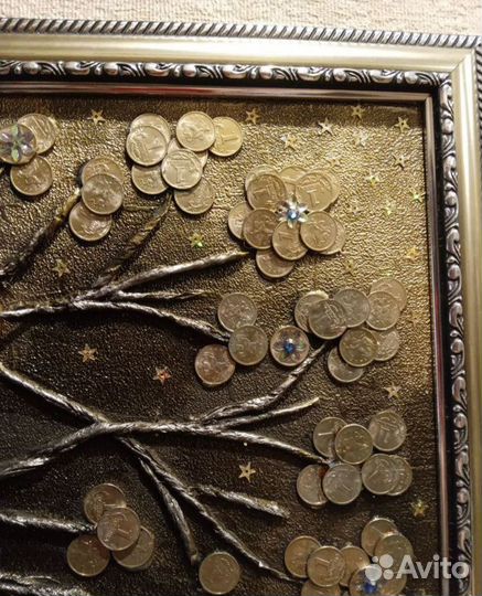 Панно,Денежное дерево,Картина,подарок