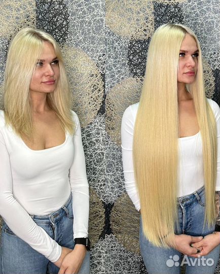 Капсульное наращивание волос премиум качества