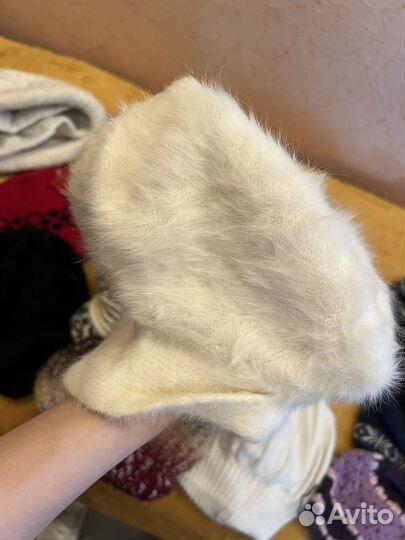 Шапки береты зимние пакетом