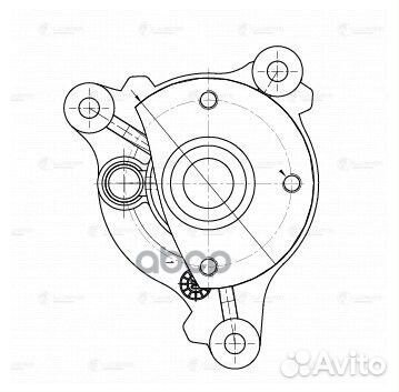 Насос водяной для а/м Hyundai Solaris (17) /Kia