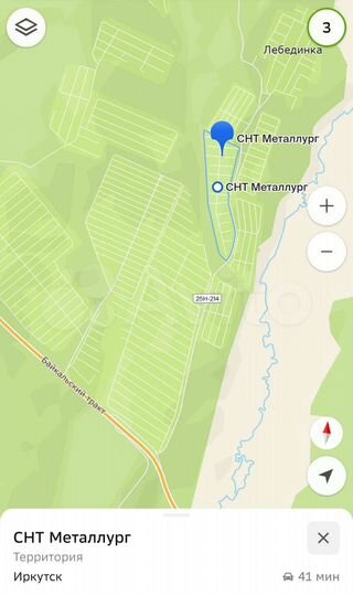 Участок 6 сот. (СНТ, ДНП)