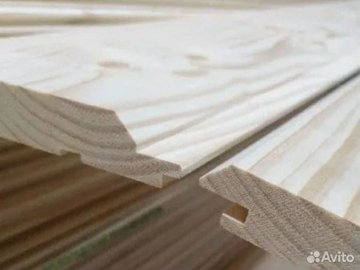 Имитация бруса за м2 15 мм 146 мм 3000 мм, вс