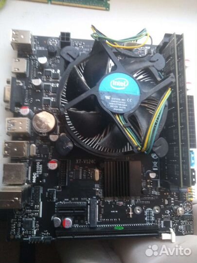 Материнская плата 1155 с процессором i3