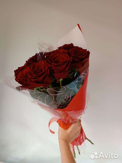 Букет Красных Роз 9, 11, 15 шт