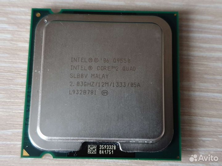 Процессор Intel core 2 quad q9550 lga775