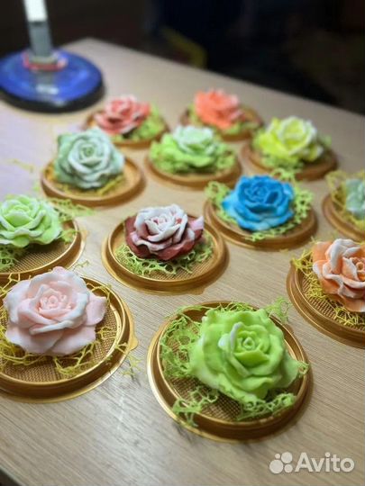 Роза в колбе