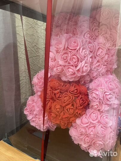 Медведь из роз 40 см