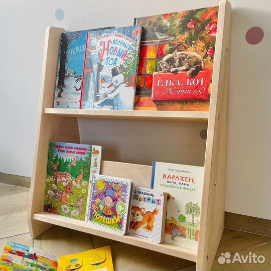 Напольная полка для книг, мебель Монтессори