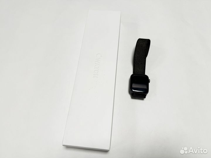 Часы apple watch 6 44 mm черные