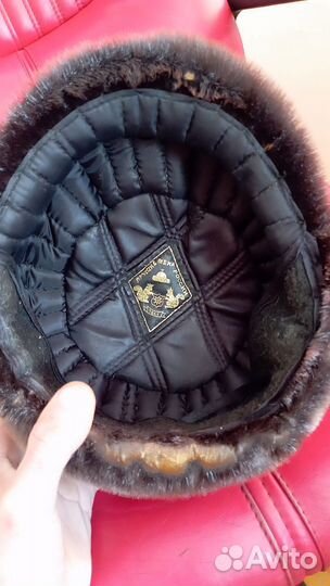 Норковая шапка мужская