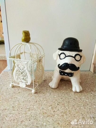 Фигурка совы свеча подсвечник 14 см