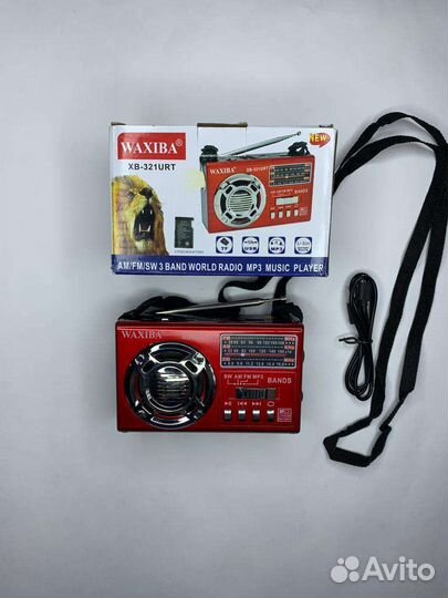 Радиоприемник Waxiba FM, USB, TF