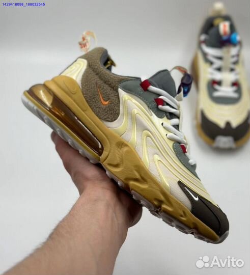 Кроссовки Nike Air Max 270 React Travis Scott (Арт.36490)