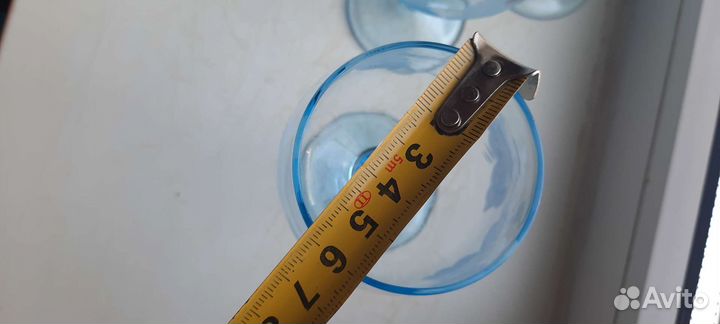 Фужеры СССР купоросное стекло