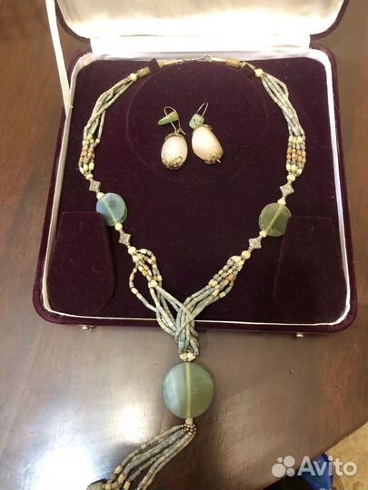 Ожерелье и серьги
