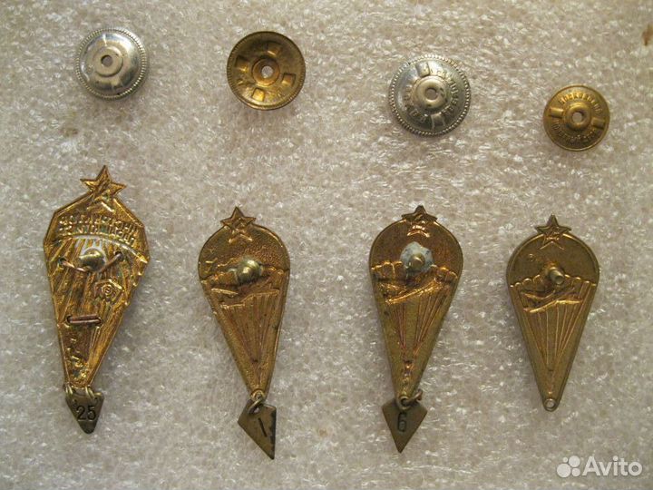 Знак СССР инструктор парашютист