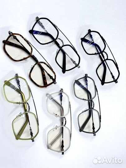 Очки оправа chrome hearts много