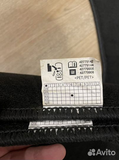 Автомобильные коврики Chevrolet trailblazer