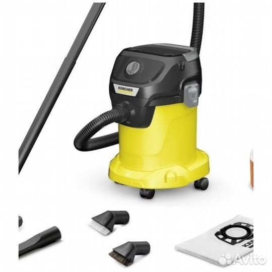 Аренда строительного пылесоса karher kwd3
