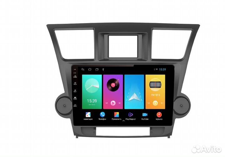 Автомагнитола для Toyota Highlander на Android