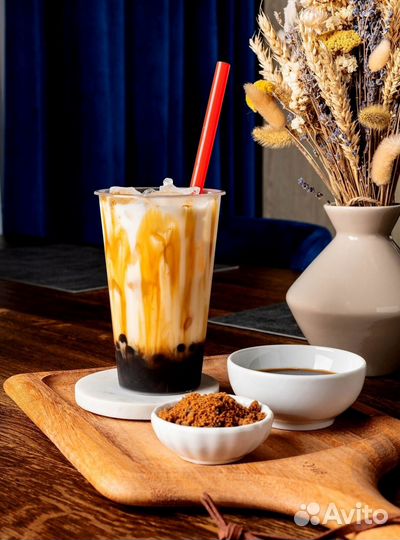 Шарики тапиока и сироп