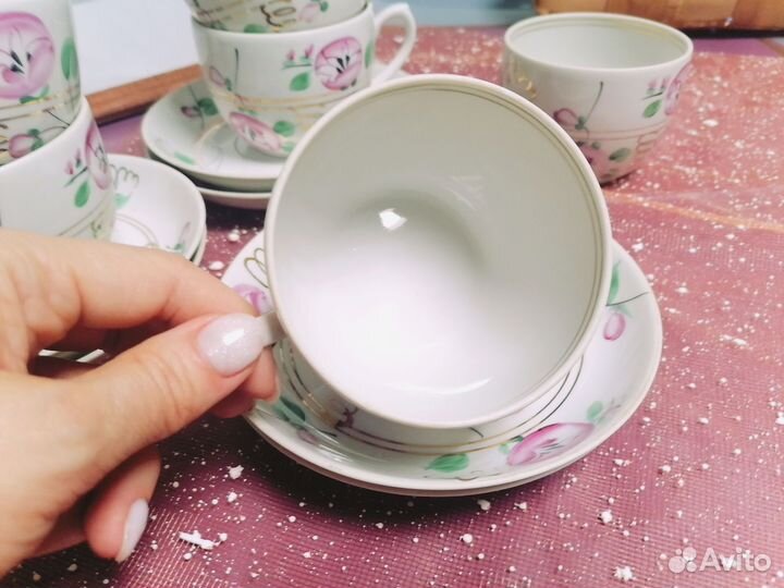 Чайный сервиз Вербилки СССР