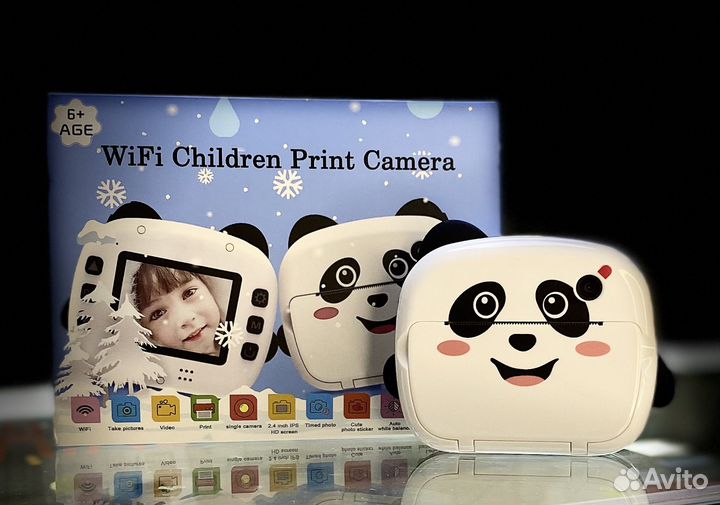 Детский фотоаппарат с мгновенной печатью