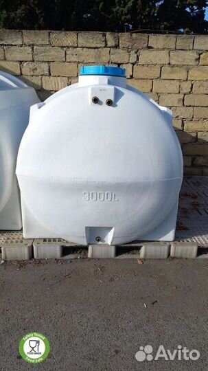 Бак пластиковый 3000 л / Бочка для воды / еаэс