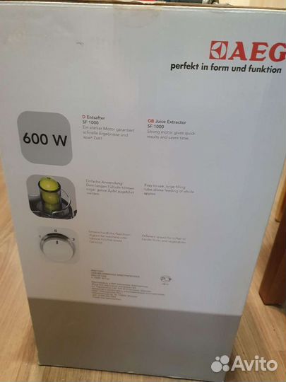 Соковыжималка AEG SF1000