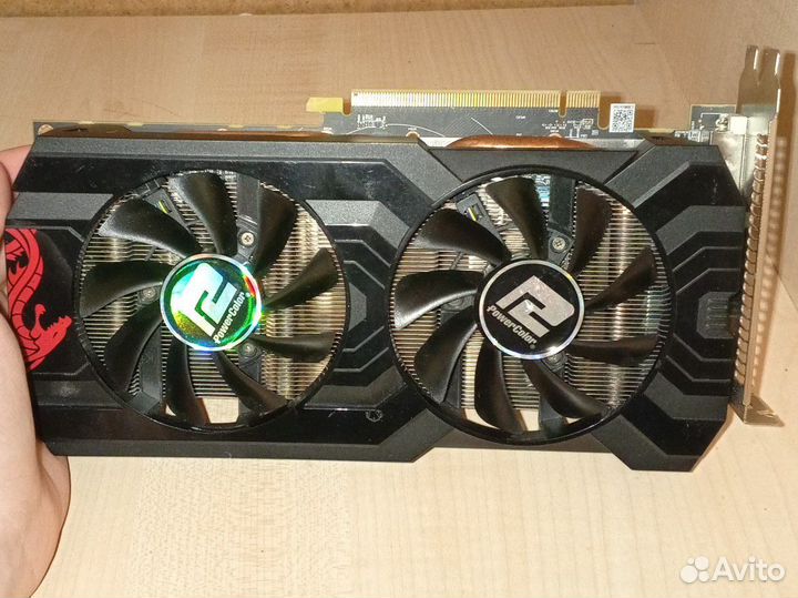 Видеокарта powercolor axrx 570 8gb