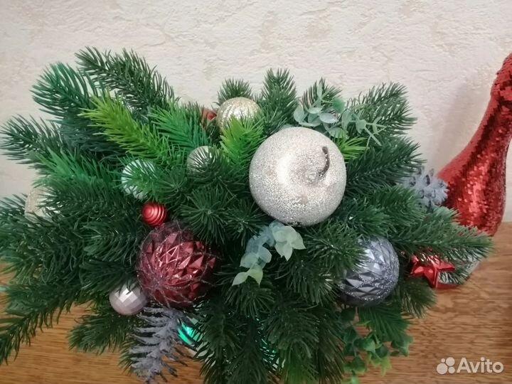 Новый год, украшение для дома, композиция