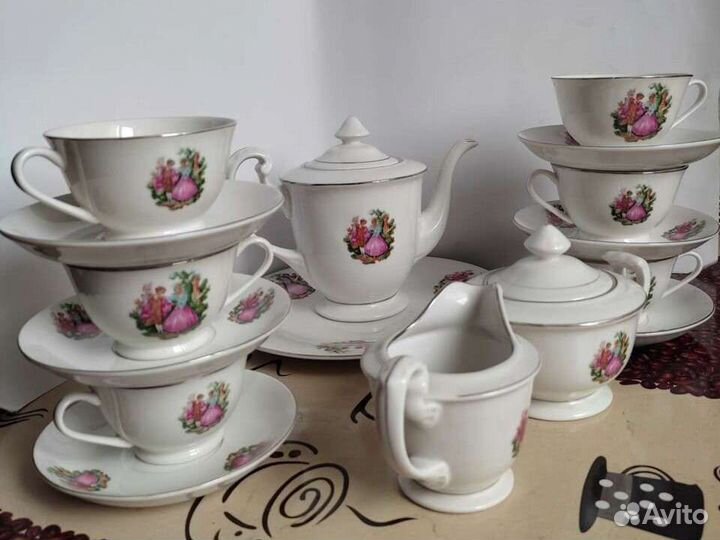 Чайно кофейный сервиз новый