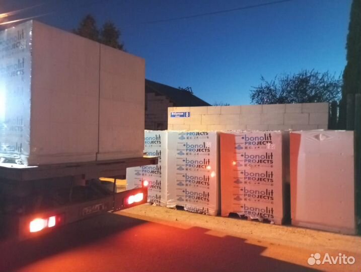 Газобетонный блок 600 250