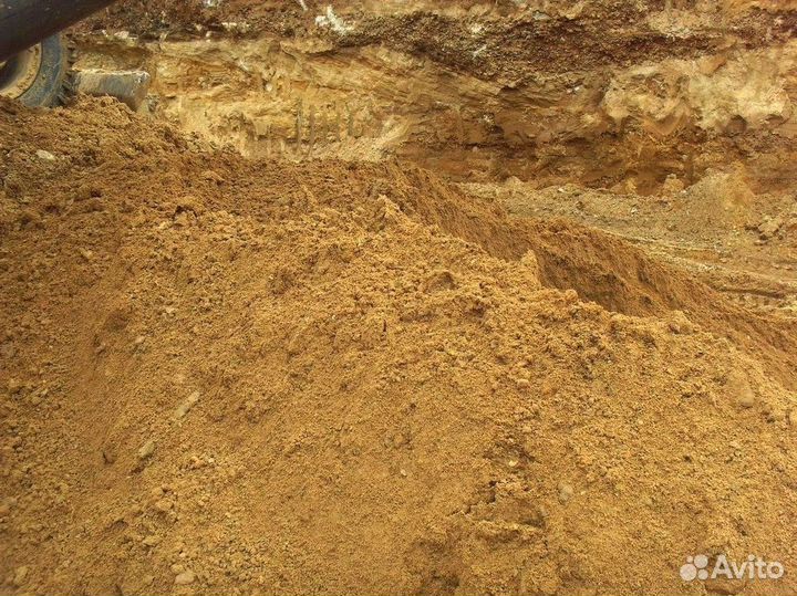 Песок с доставкой (карьерный, мытый)