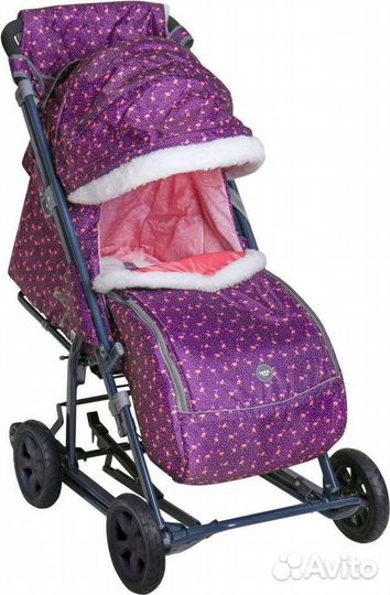 Детские зимние санки коляска