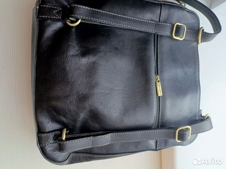 Женская сумка рюкзак из натуральной кожи