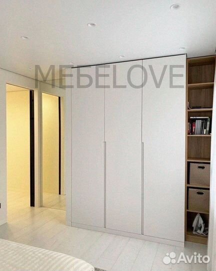 Шкаф распашной на заказ в рассрочку с монтажом