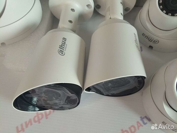 Комплект видеонаблюдения 4Мп Dahua 9 Камер zoom