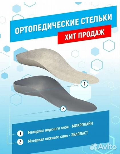 Ортопедические детские стельки Talus, р.38