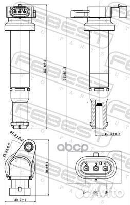 Катушка зажигания hyundai santa FE 06 2006- GEN