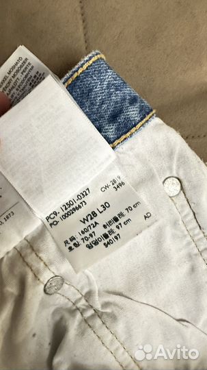 Джинсы Levi's 501 28/30