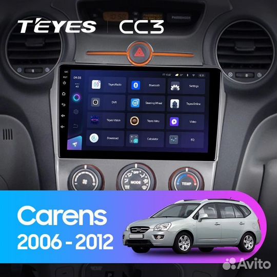 Магнитола Teyes CC3 4/32 Kia Carens UN 2006-12 F2