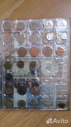Иностранные монеты 1968-2017 гг (84 штуки)