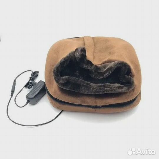 Электрогрелка-массажер 2 в 1 для ног с подогревом