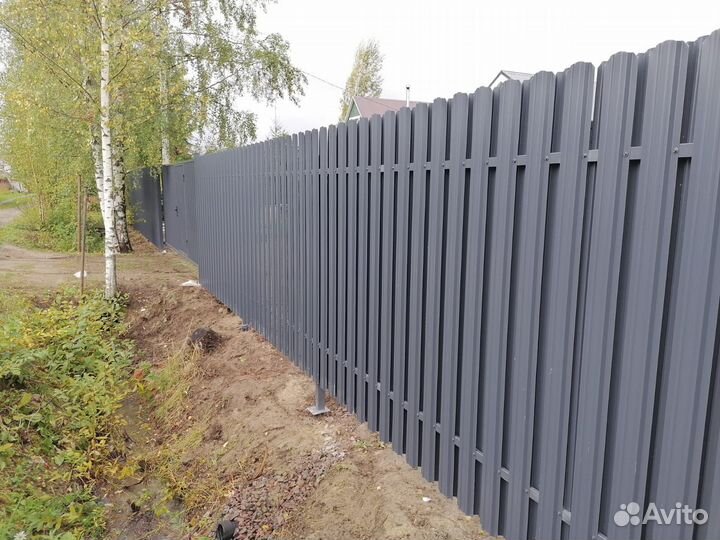 Заборы-ворота под ключ